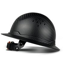 Padrão de fibra de carbono de aba cheia Hard Hat SAFEBUILDER