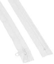 Padrões de bolsa da Annie Double Slide Zipper 40 cm, branca Padrões de bolsa da Annie Double Slide Zipper 40 cm, branca
