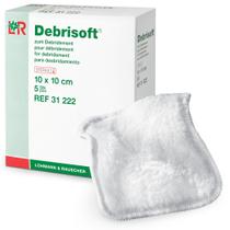 Pads de Desbridamento Lohmann & Rauscher Debrisoft 10x10 cm 5 unidades Pads de Desbridamento Lohmann & Rauscher Debrisoft 10x10 cm 5 unidades