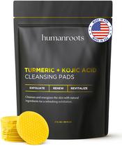 Pads de Limpeza humanroots Cúrcuma e Ácido Kójico 30 un.
