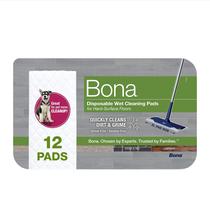 Pads de Limpeza Úmidos Bona para Múltiplas Superfícies, 12 Unidades