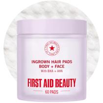 Pads para pelos encravados First Aid Beauty com BHA e AHA, 60 unidades Pads para pelos encravados First Aid Beauty com BHA e AHA, 60 unidades