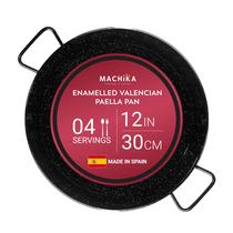Paella Pan Machika Enamel Steel 30cm 4 porções à prova de ferrugem Paella Pan Machika Enamel Steel 30cm 4 porções à prova de ferrugem