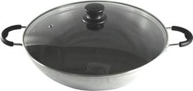 Paelleira Teflon Interno 2 Alças Com Tampa Vidro N32 3,4l
