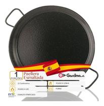 Paellera Valenciana Esmaltada N.1 22 cm Garcima 1 porção Paellera Valenciana Esmaltada N.1 22 cm Garcima 1 porção