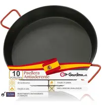 Paellera Valenciana Esmaltada N.10 42 cm Garcima 10 porções Paellera Valenciana Esmaltada N.10 42 cm Garcima 10 porções