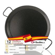 Paellera Valenciana Esmaltada N.12 46 cm Garcima 12 porções Paellera Valenciana Esmaltada N.12 46 cm Garcima 12 porções