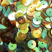 Paetê Metalizado Iris Transparente 8mm 3100pçs 125g Artesanato