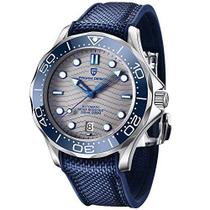 Pagani Design 1685 Relógio masculino automático de mergulho, 100 m, masculino mecânico, movimento japonês, mostrador de Pagani Design 1685 Relógio masculino automático de mergulho, 100 m, masculino mecânico, movimento japonês, mostrador de