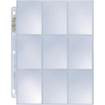 Páginas de Armazenamento Ultra Pro Platinum Series - 9 Bolsos para Cartas Colecionáveis