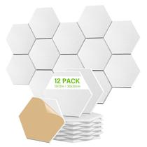 Painéis Absorventes de Som Anluomafuy Hexágono 30x25cm Kit com 12