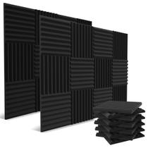 Painéis Acústicos Audiosoul (52 Unidades) - 30x30x2,5cm - Cinza Escuro