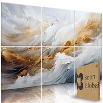 Painéis Acústicos de Parede Soon Global Art (72x48cm) - Isolamento Acústico