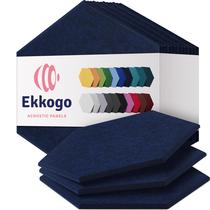 Painéis acústicos Ekkogo Soundproof Wall, pacote com 12 unidades de alta densidade