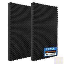 Painéis acústicos HUIDNAI Egg Crate Foam 48x60x5cm, pacote com 2