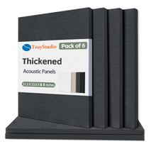 Painéis acústicos TroyStudio Thickened Pack de 6 80x60x1.3cm