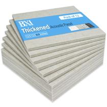Painéis de absorção de som BXI espessados 30x30x1,3 cm - pacote com 12 Painéis de absorção de som BXI espessados 30x30x1,3 cm - pacote com 12