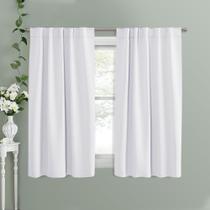Painéis de cortina de janela PONY DANCE Short Drapes 42x114cm 2 peças