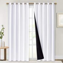 Painéis de cortina NICETOWN 100% Blackout com forro preto 70x84cm