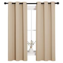 Painéis de cortina NICETOWN com isolamento térmico Biscotti Beige Painéis de cortina NICETOWN com isolamento térmico Biscotti Beige