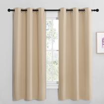 Painéis de cortina NICETOWN com isolamento térmico Biscotti Beige Painéis de cortina NICETOWN com isolamento térmico Biscotti Beige