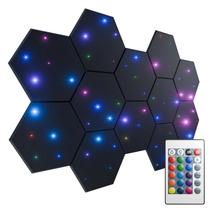 Painéis de espuma à prova de som ZenSonic Hexagon 12 Pack Black