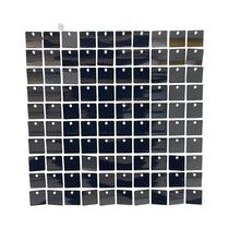 Painéis De Fundo De Lantejoulas Prateadas Brilhantes 12 16 18 24PCS Decoração Quadrada Para Festas