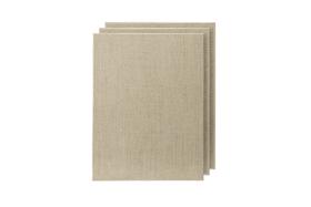 Painéis de linho Senso 20x20 cm Primed, pacote com 3 unidades para pintura Painéis de linho Senso 20x20 cm Primed, pacote com 3 unidades para pintura