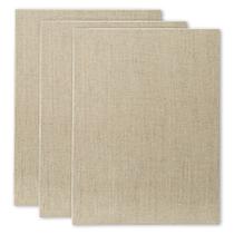 Painéis de linho Senso Clear Primed 20x25cm, pacote com 3