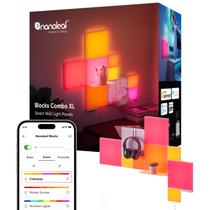 Painéis de luz Nanoleaf Blocks Combo XL Smarter Kit 9 painéis