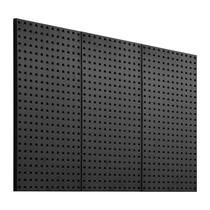 Painéis de metal Pegboard VEVOR 24x12in 3 painéis pretos Painéis de metal Pegboard VEVOR 24x12in 3 painéis pretos