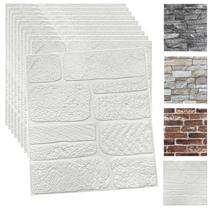 Painéis de parede 3D YU LI 3DH White Foam, pacote com 20, 34x34 cm Painéis de parede 3D YU LI 3DH White Foam, pacote com 20, 34x34 cm
