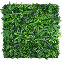 Painéis de parede de grama Yangrass, 12 peças, 50 x 50 cm, com proteção UV Painéis de parede de grama Yangrass, 12 peças, 50 x 50 cm, com proteção UV