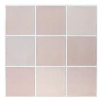 Painéis de parede de PVC rosa fosco Tile Commomy 3D 30x30 cm