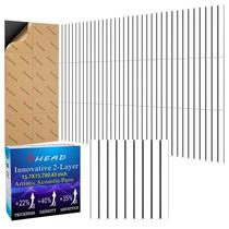 Painéis de parede insonorizados BSHEAD, pacote com 8, 40x40x1,1 cm, 0,9 kg/m³