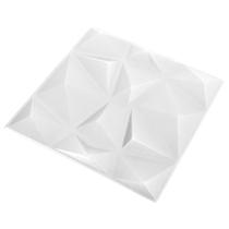 Painéis de parede vidaXL 3D Diamond White Resistentes à Água EPS x12 Painéis de parede vidaXL 3D Diamond White Resistentes à Água EPS x12