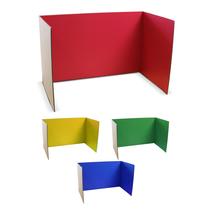 Painéis de Privacidade Flipside para Estudo 46x122cm Pacote com 12 Painéis de Privacidade Flipside para Estudo 46x122cm Pacote com 12