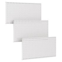 Painéis Pegboard TORACK Metal, 3 unidades para armazenamento de ferramentas de garagem na parede