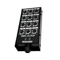 Painel 12 Vias Para Medusa 1 prensa cabo nylon - WIRECONEX Painel 12 Vias Para Medusa 1 prensa cabo nylon - WIRECONEX