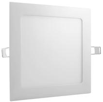 Painel 12W LED Embutir Slim Quadrado 17x17 4500K Branco Neutro Bivolt