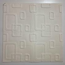 Painel 3d auto adesivo em espuma 70x70cm kit 8pçs