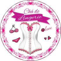 Painel 3D Chá de Lingerie Tecido Sublimado Redondo Malha - BemChique