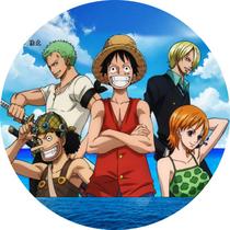 Painel 3D One Piece Tecido Malha Sublimado Elástico