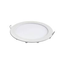 Painel 3W LED Embutir Slim Redondo 3500K Branco Quente Bivolt