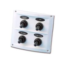 Painel 4 Posições Switch Led 12V Branco Trem
