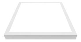 Painel 40w Plafon Sobrepor 40x40cm Branco Frio