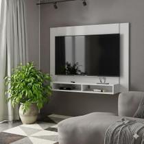 Painel 43 Polegadas Suspenso Com Nichos Bonsai - Branco