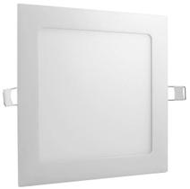 Painel 6W LED Embutir Slim Quadrado 12x12 4500K Branco Neutro Bivolt