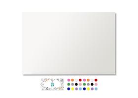 Painel 96X65 Para Fotos, Recados, Notas + 48 Imãs - Branco