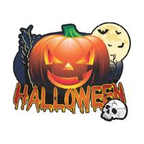 Painel Abóbora Assombrada Decoração de Festa Halloween Dia das Bruxas Painel Abóbora Assombrada Decoração de Festa Halloween Dia das Bruxas